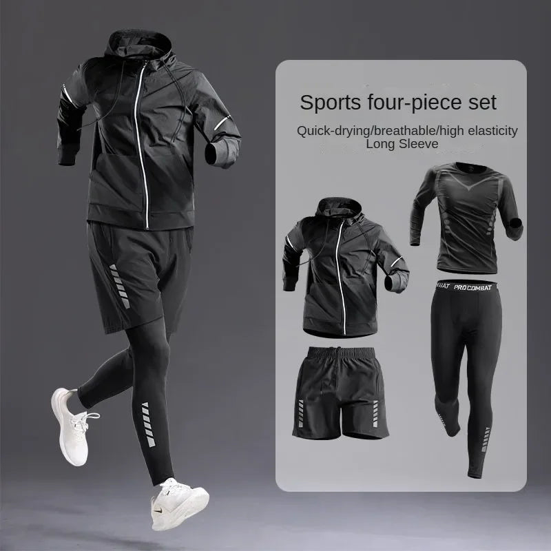All-Season Men's Sportswear Set/Suit - Tracksuit | Ships from US