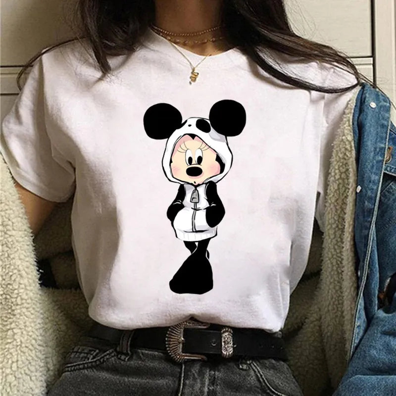 Fashion Mickey Minnie Mouse Disney T-shirt Women's