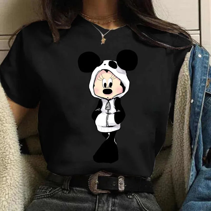 Fashion Mickey Minnie Mouse Disney T-shirt Women's