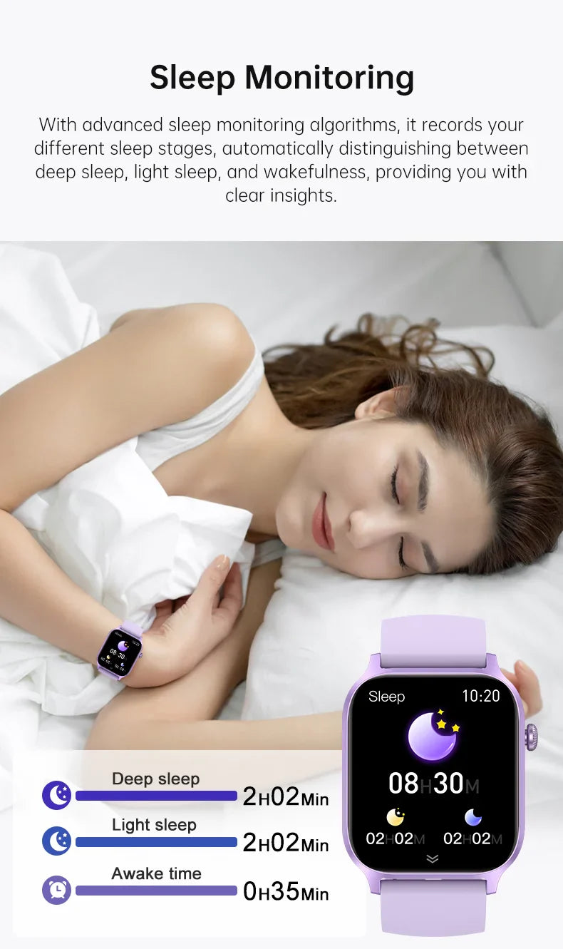 IUTECH Y7 Smart Watch For Men Women 2024 Bluetooth