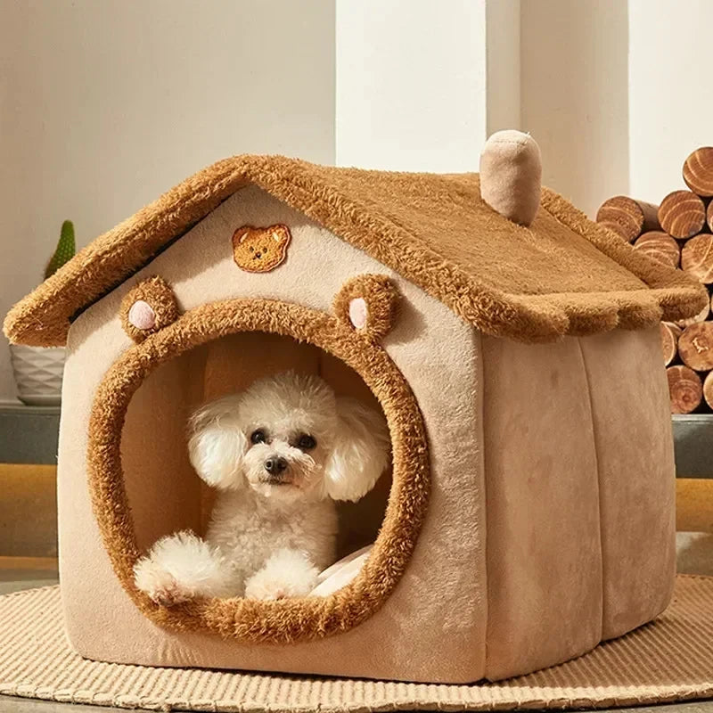 Folding houses for small and medium sized dogs
