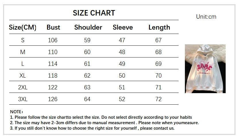 Letter Print  Hoodie Pullover Vintage Gothic Aesthetic Oversized Hooded Sweatshirt