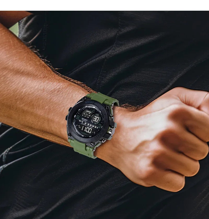 MAYZHISU Luxury Electronic Watch for Man Black