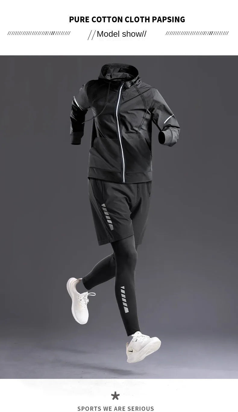All-Season Men's Sportswear Set/Suit - Tracksuit | Ships from US