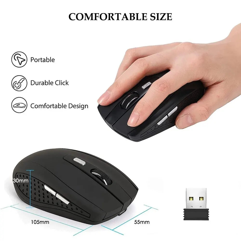 2.4Ghz Wireless Adjustable DPI Mouse