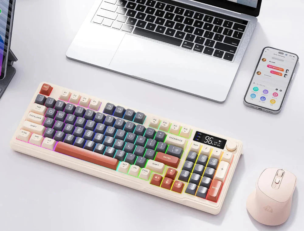 Dragon Max 96 Bluetooth Wireless Keyboard and Mouse Set