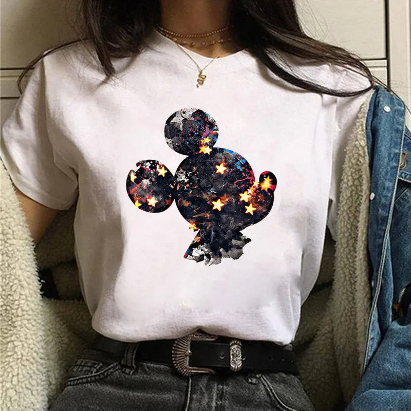 Fashion Mickey Minnie Mouse Disney T-shirt Women's