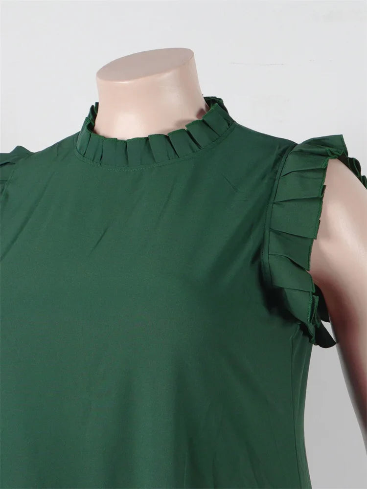 Wm star Plus Size Patchwork Elegant Full Length  Maxi Dress