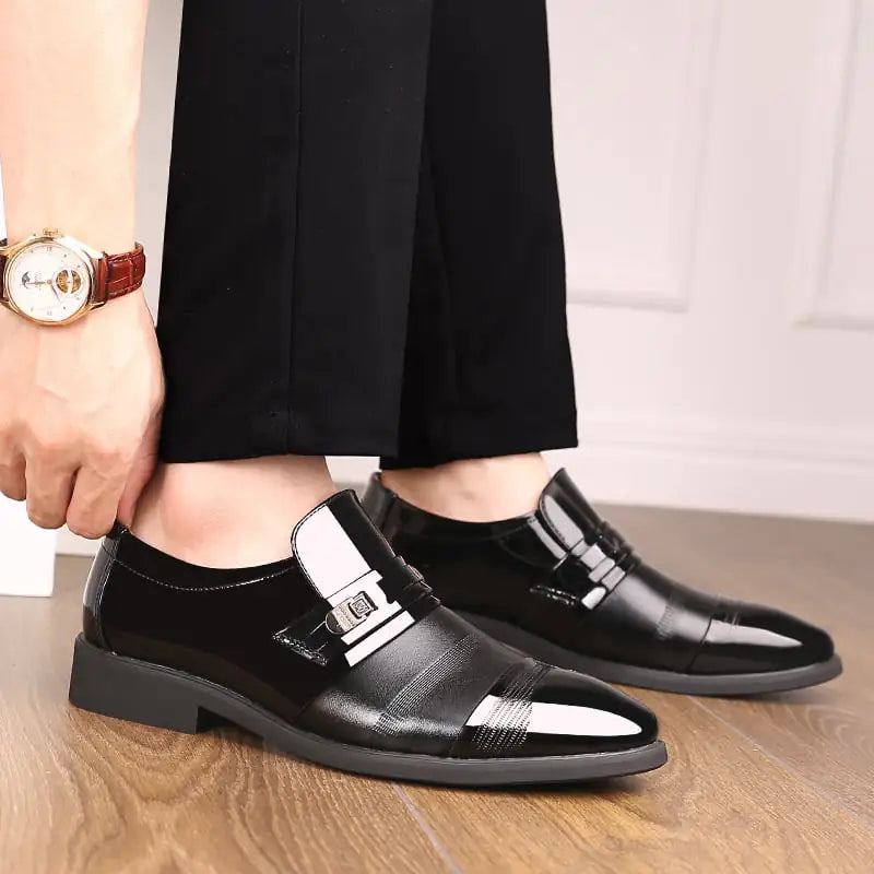 Oversized Men's Leather Shoes