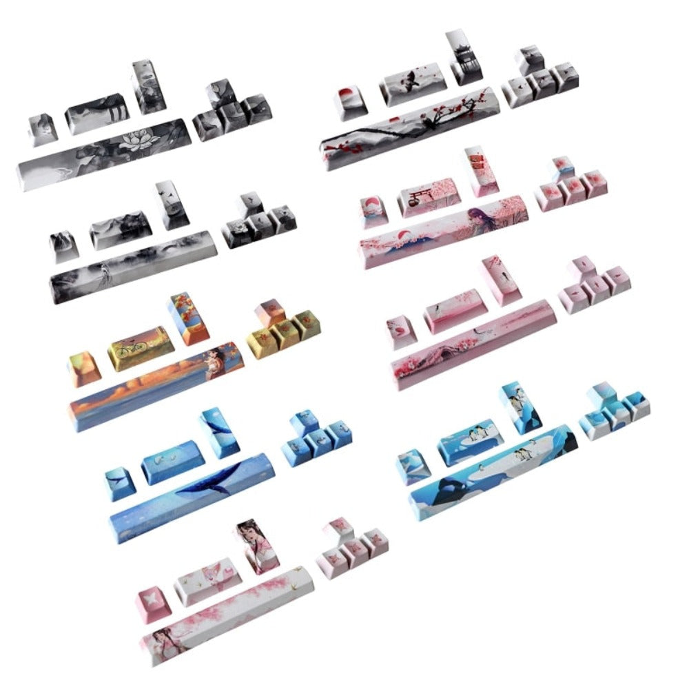 Cartoon Theme Keycap Set