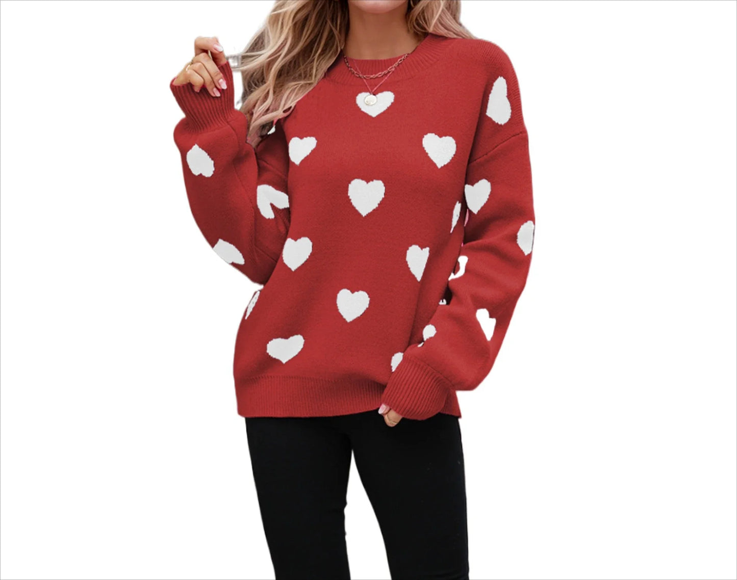 Endless Love With Hearts Sweater