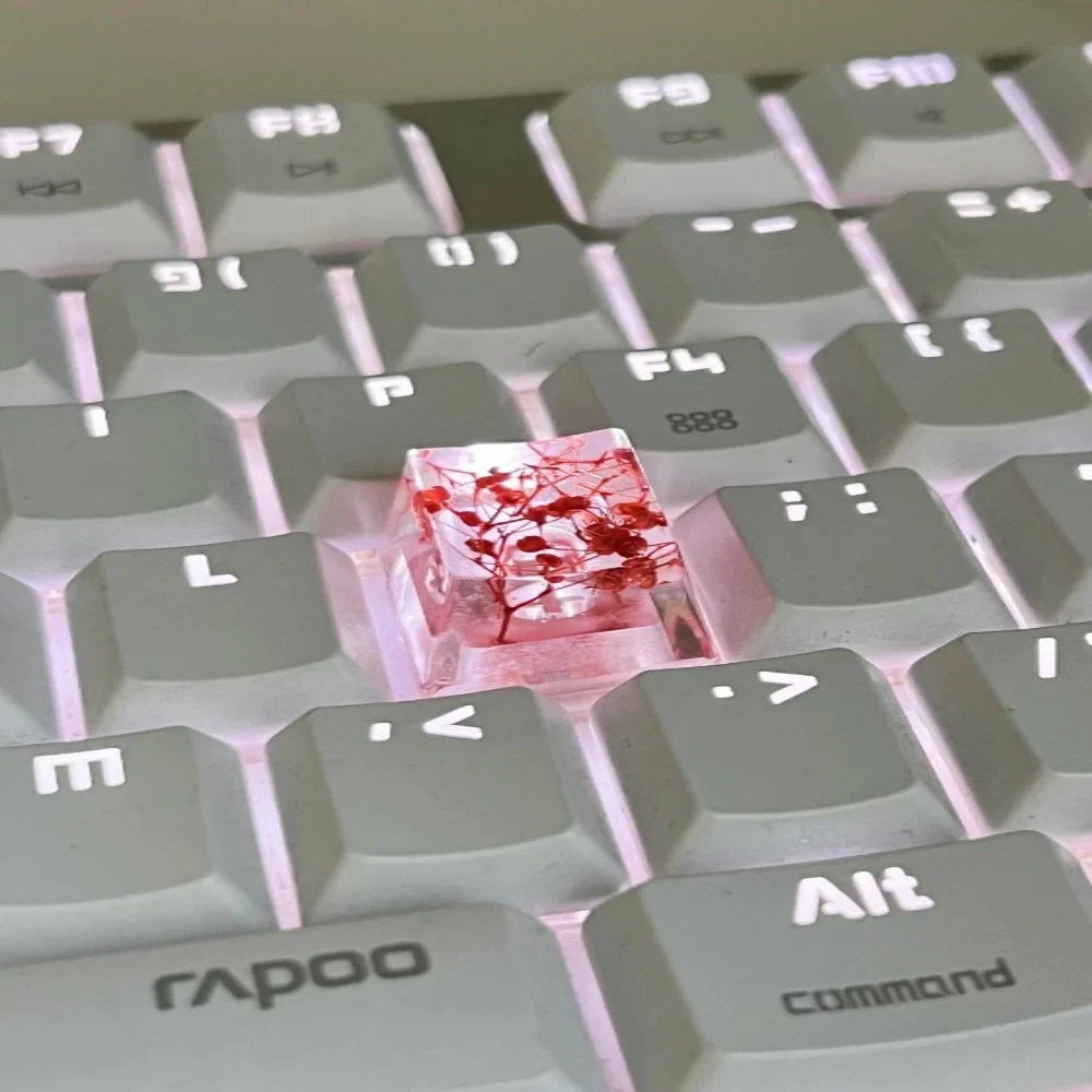 Floral Keycap for Mechanical Keyboard