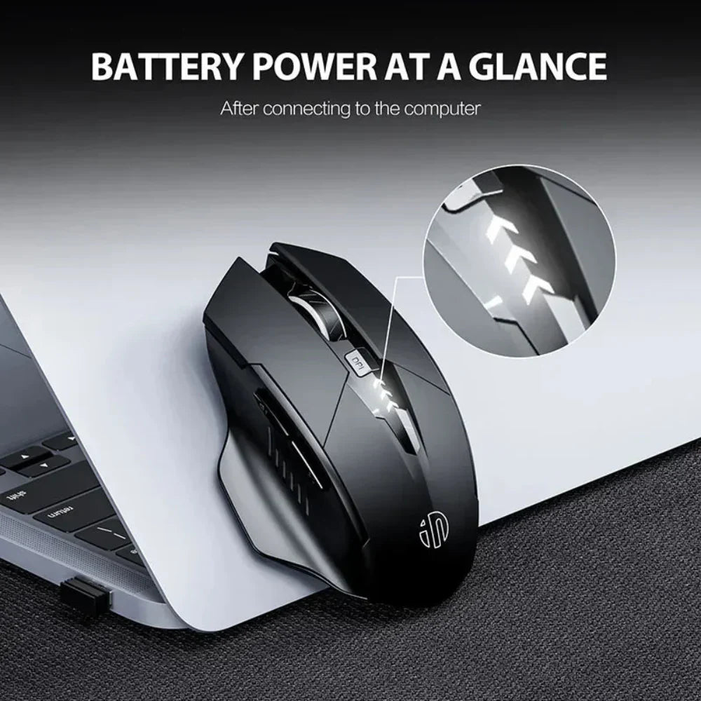 Bluetooth and 2.4Ghz Rechargeable Wireless Mouse