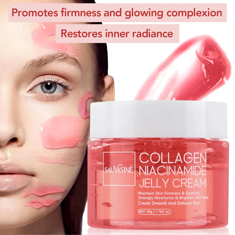 Korean Skin Care 50g Collagen Niacinamide and Hydrolyzed Collagen Lasting Moisturizing Deeply Hydrates Night Care Mask Cream