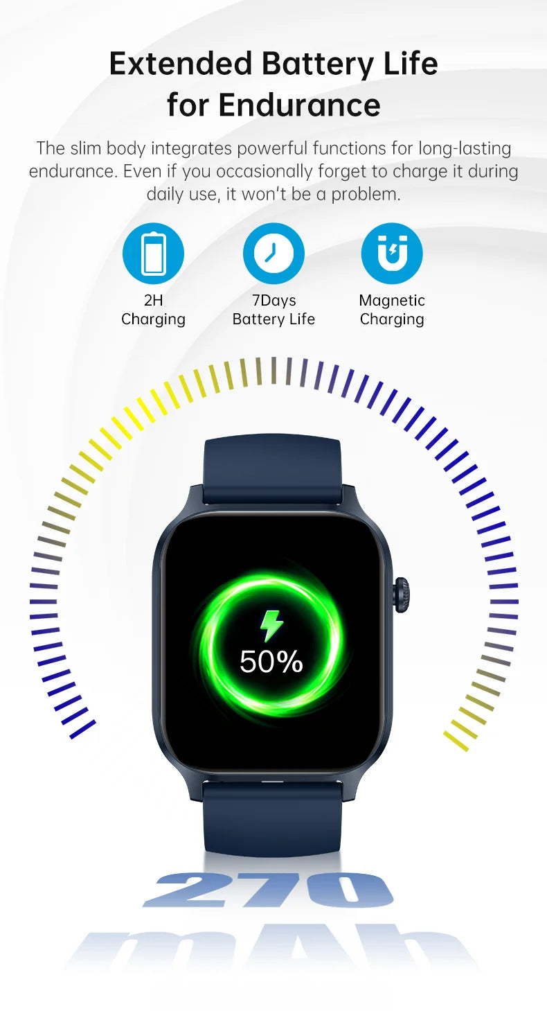 IUTECH Y7 Smart Watch For Men Women 2024 Bluetooth