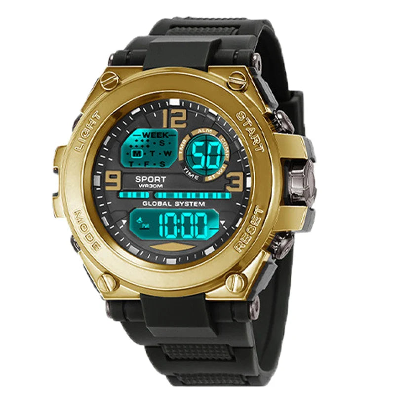 MAYZHISU Luxury Electronic Watch for Man Black