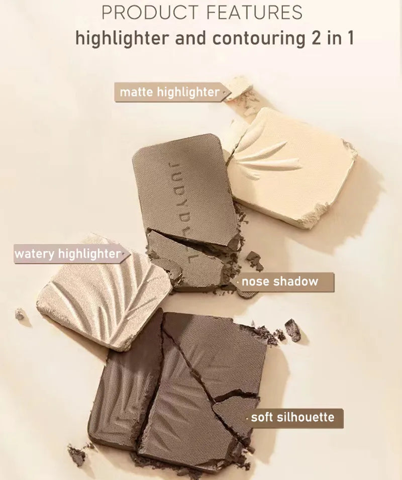 Judydoll Facial Highlighter Makeup Palette Face Lasting