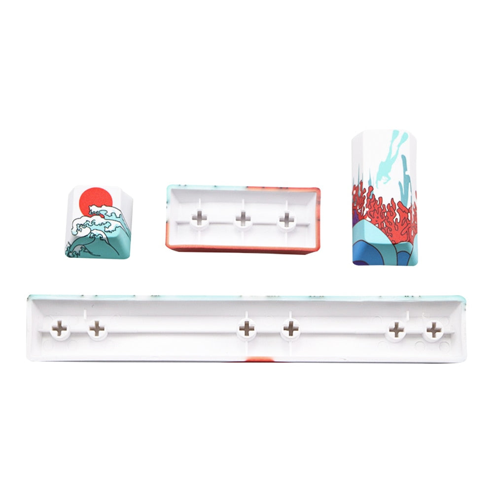 Japanese animated theme keycap set