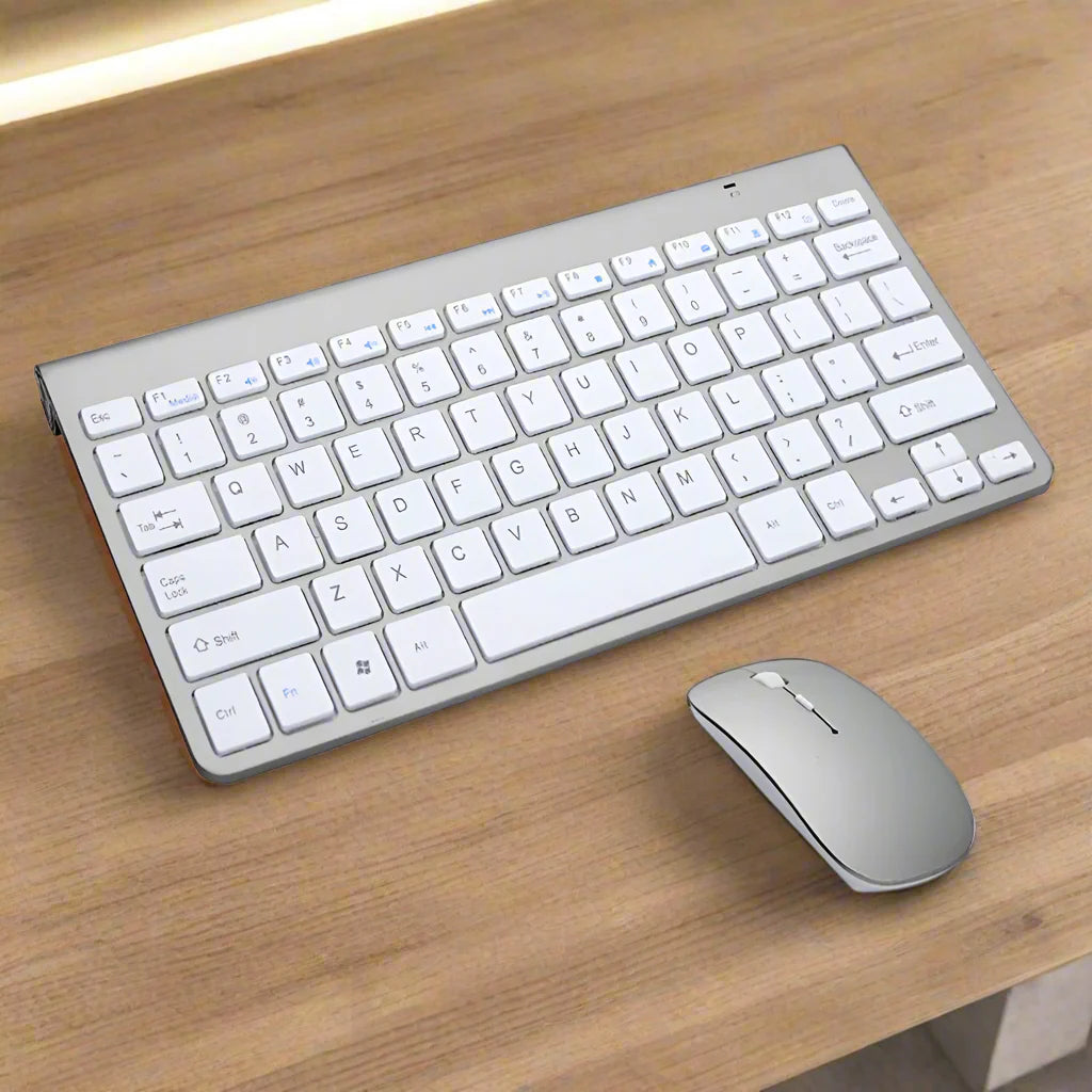 Wireless Portable Ultra Thin Keyboard and Mouse Set