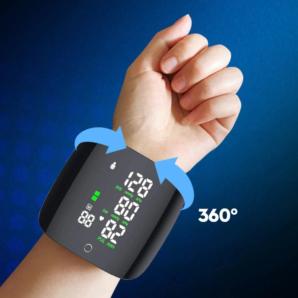 Smart Wrist Sphygmomanometer Touchable Heart