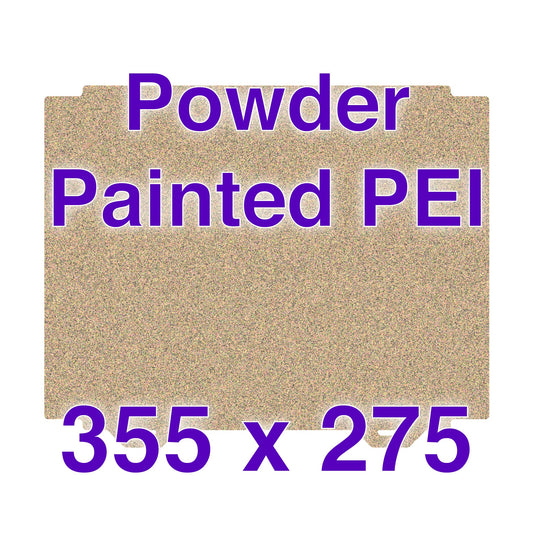 Flexi Plate with Textured ULTEM PEI - 355 x 275 w/ Cut Out Corners