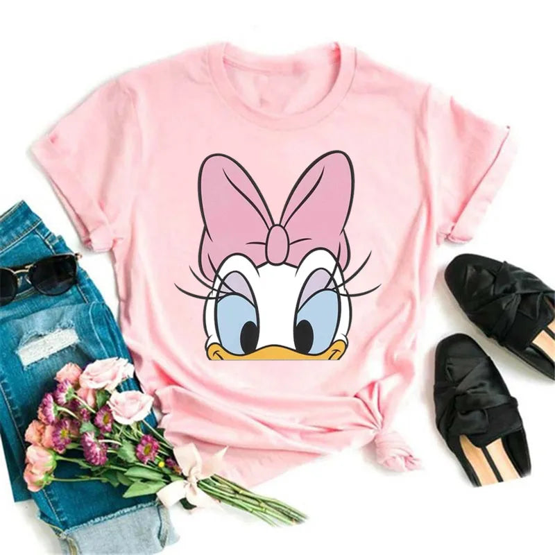Fashion Mickey Minnie Mouse Disney T-shirt Women's