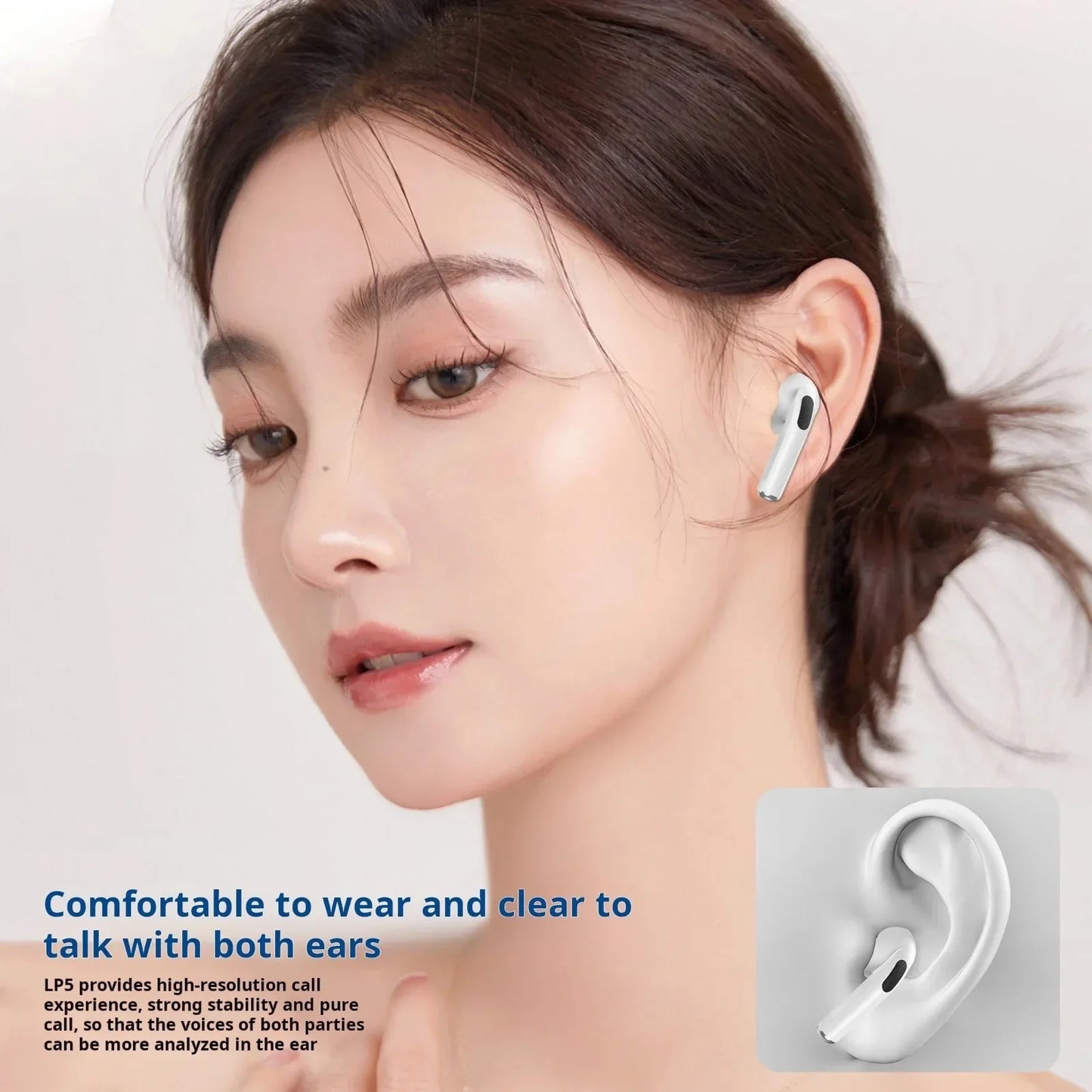 HiFi Sound Low Latency Noise Reduction Earbuds for IPhone Android