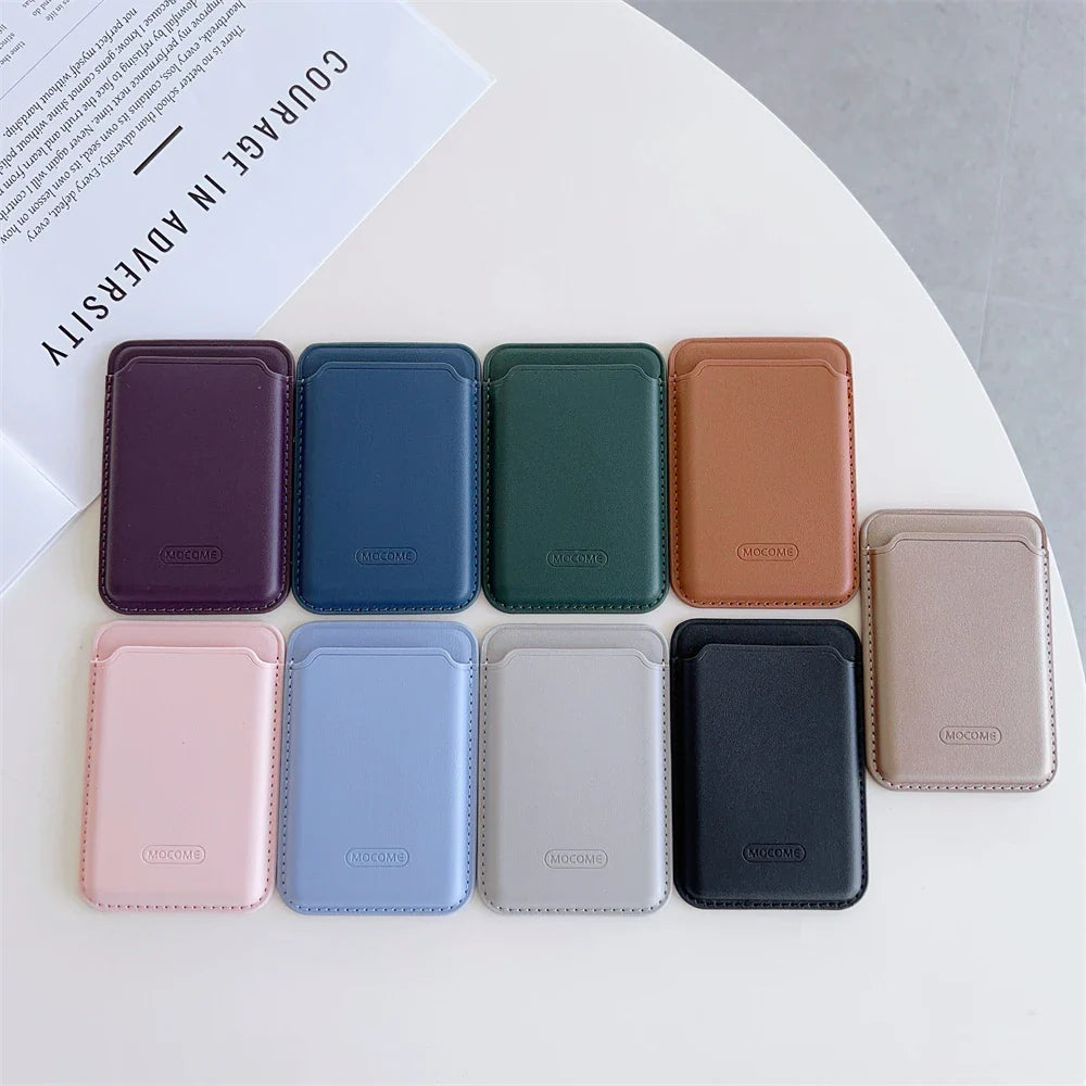 MagSafe Leather Wallet Card Holder for iPhone  Galaxy