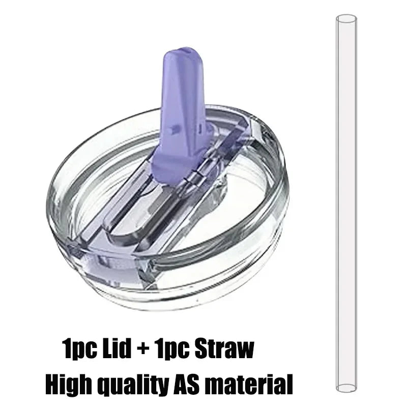For Stanley 40oz Leak-proof Flip Lid With Straw Reusable Replaceable And Detachable New Travel Cover Accessories Easy Cleaning