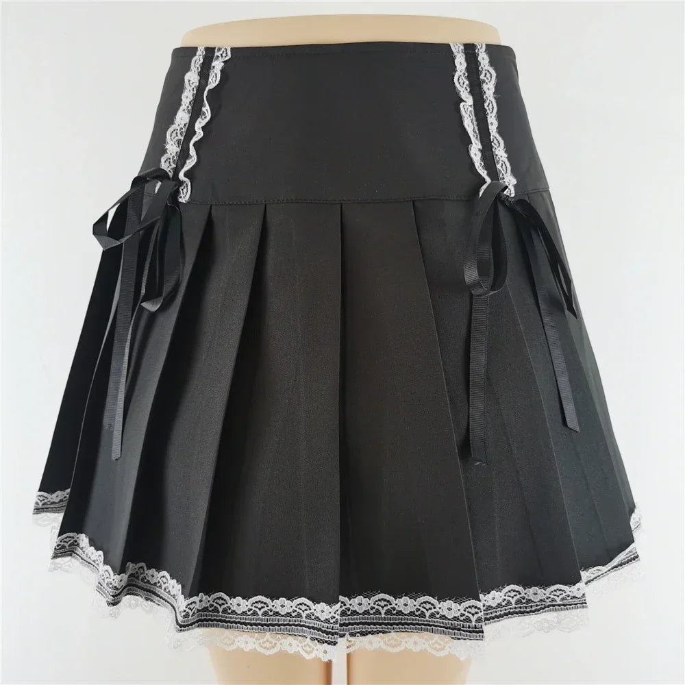 Anime Theme High Waist Gothic Skirt