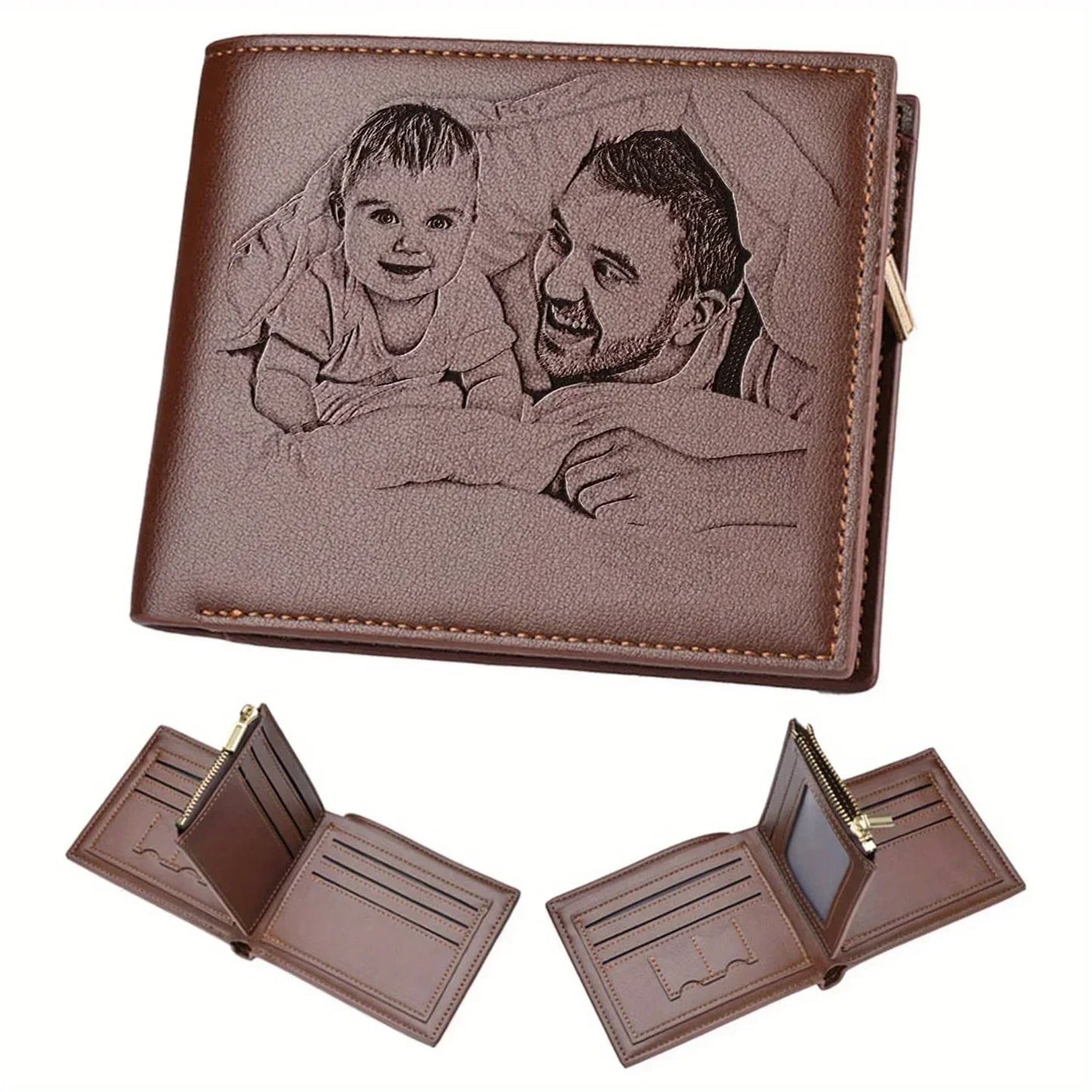Photo Wallet Personalized Gift for Him