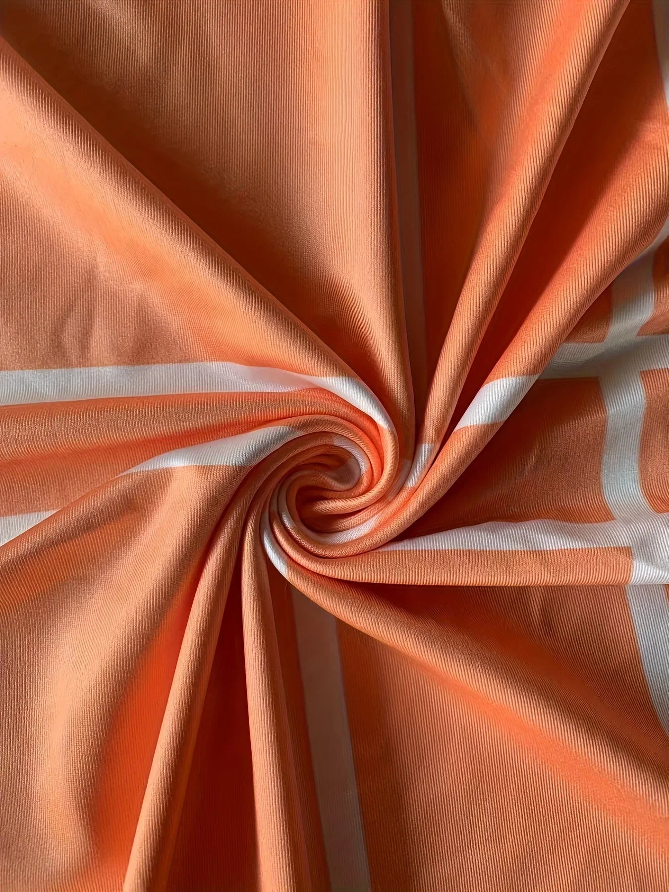 Elements Striped Grid Printed Casual Round Neck  Two Piece Set