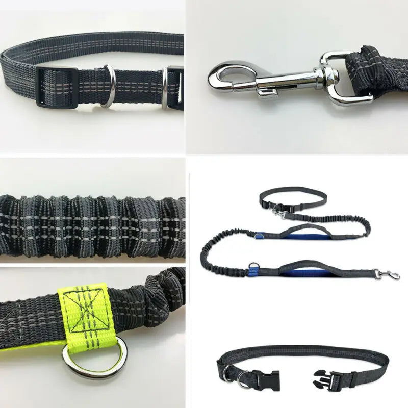Reflective Leash Traction Rope Pet Dog Running Belt