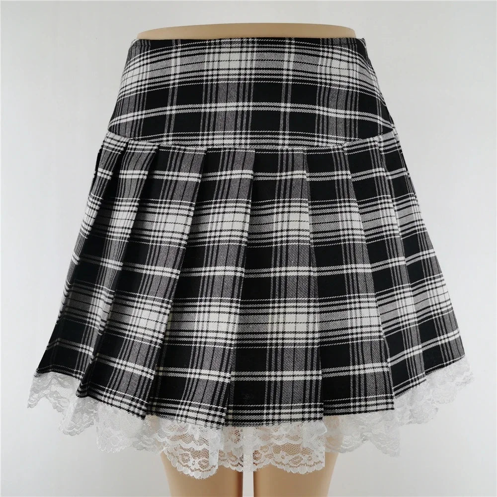 Anime Theme High Waist Gothic Skirt