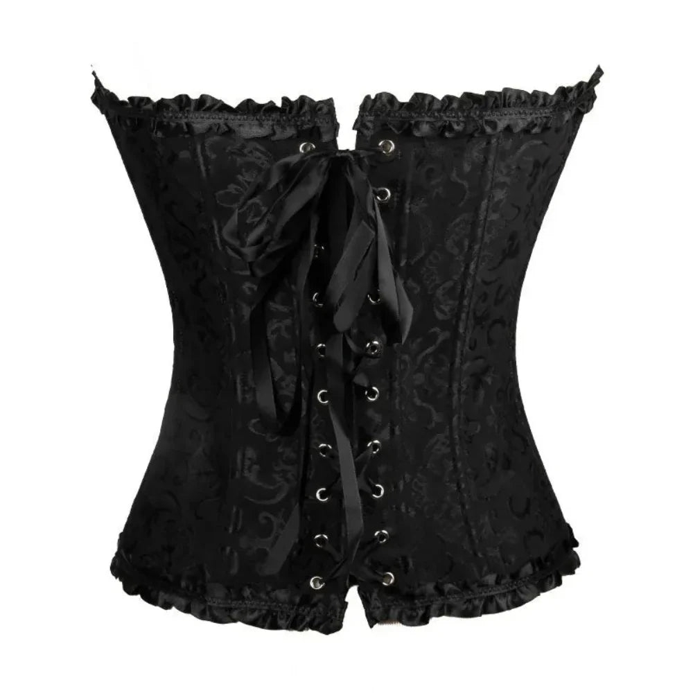 Lace Trim Corset bustier