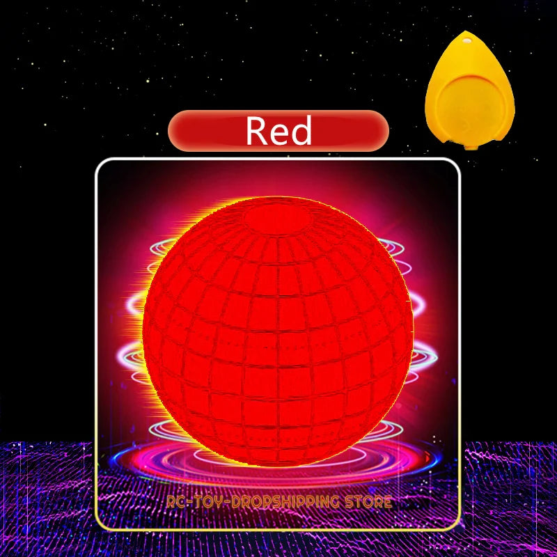 Flying Ball Spinner Toy Hand Control Drone Helicopter 360° Rotating Mini UFO with Light Kids Gifts Game Children Sports Ball