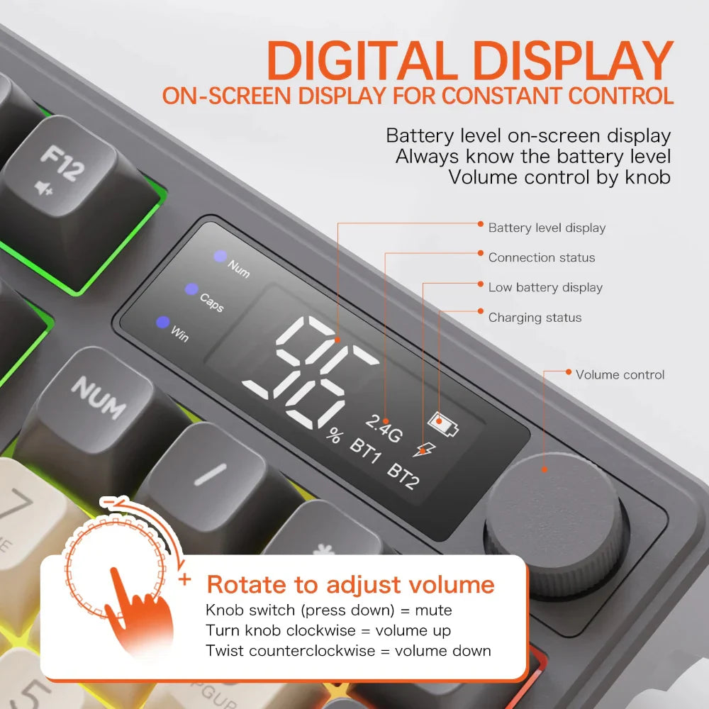 Dragon Max 96 Bluetooth Wireless Keyboard and Mouse Set