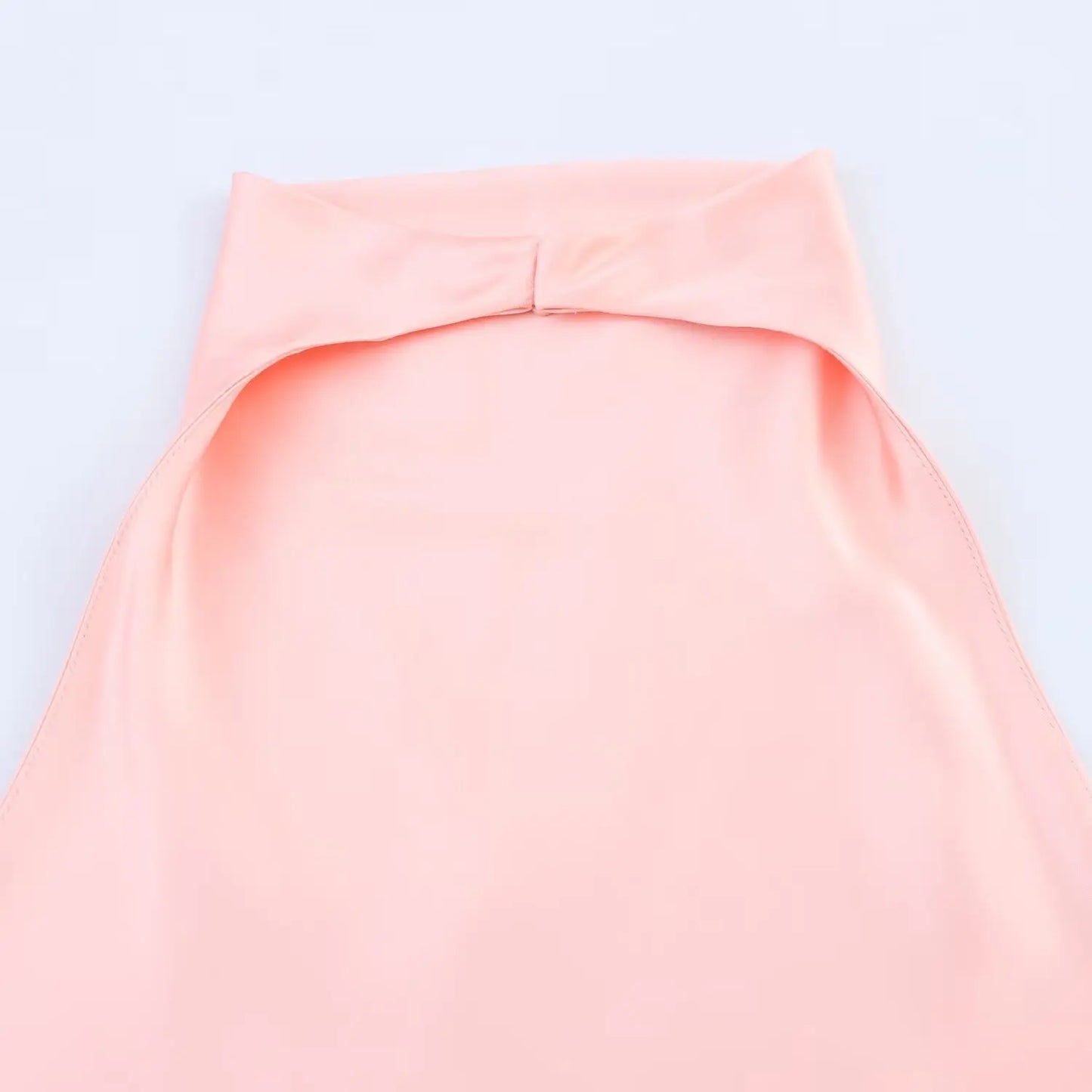 Sexy Elegant Halter  Backless High Solid Halter Neck Tops