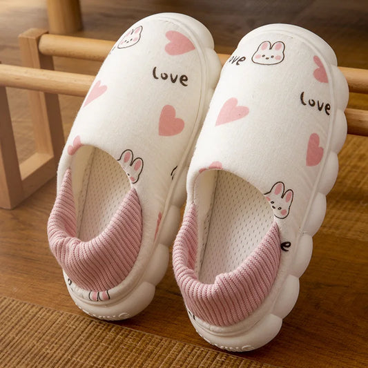 Breathable Cartoon Slippers for Women