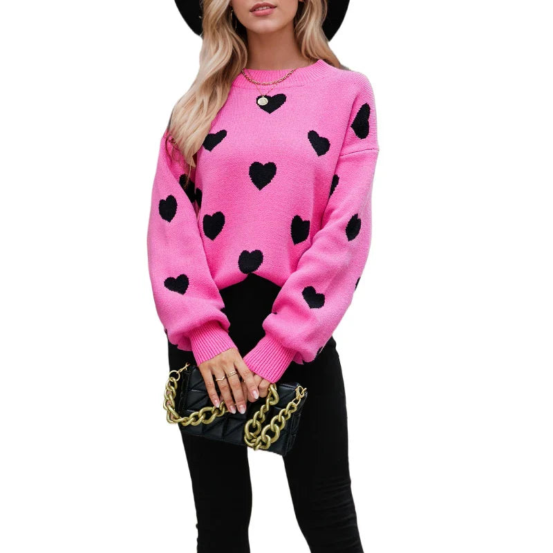 Endless Love With Hearts Sweater