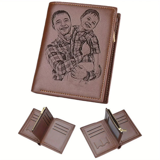 Photo Wallet Personalized Gift for Him