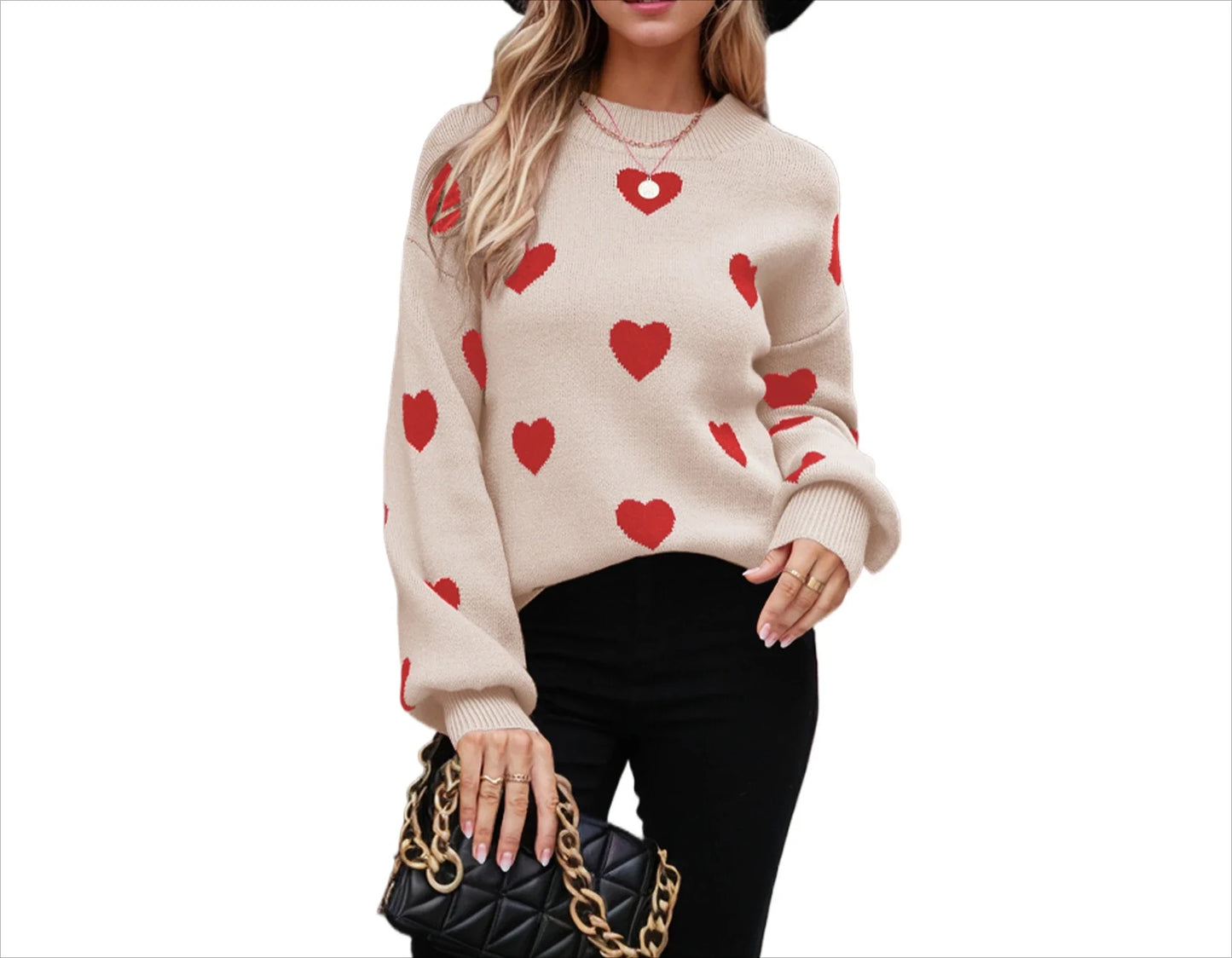Endless Love With Hearts Sweater