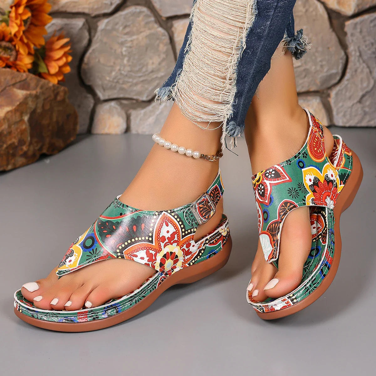 Wedge Mixed Colors Outdoor Shoes for Women