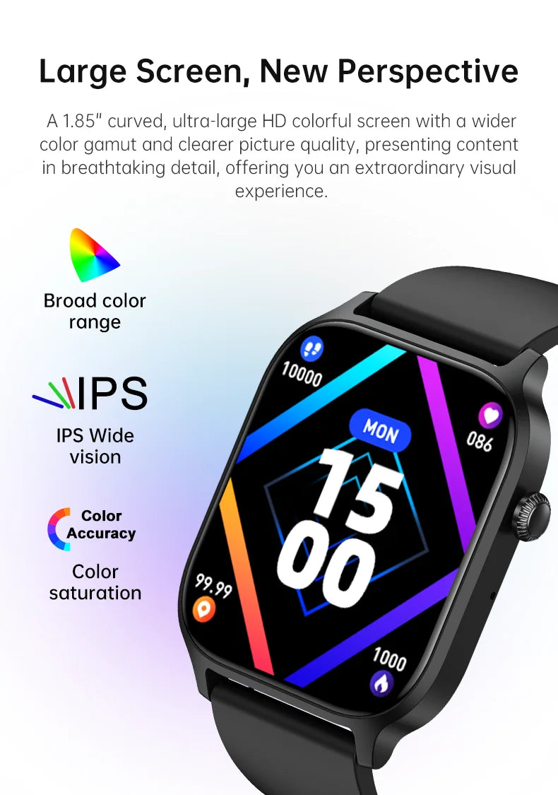 IUTECH Y7 Smart Watch For Men Women 2024 Bluetooth