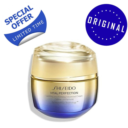 Shiseido Vital Perfection Uplifting & Firming Cream 1.7 oz – Lifting, Brightening & Anti‑Aging Moisturizer