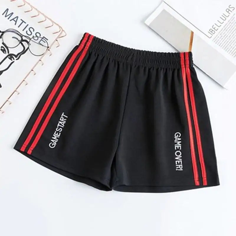 Plus Size High Waist Casual Wide Leg Shorts