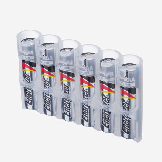 Slim Line AAA 6 Pack (Clear)