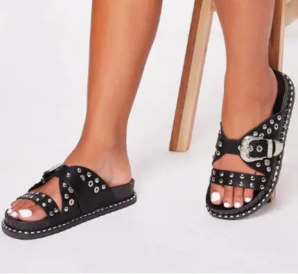 Wedge Heel Roman Platform Sandals