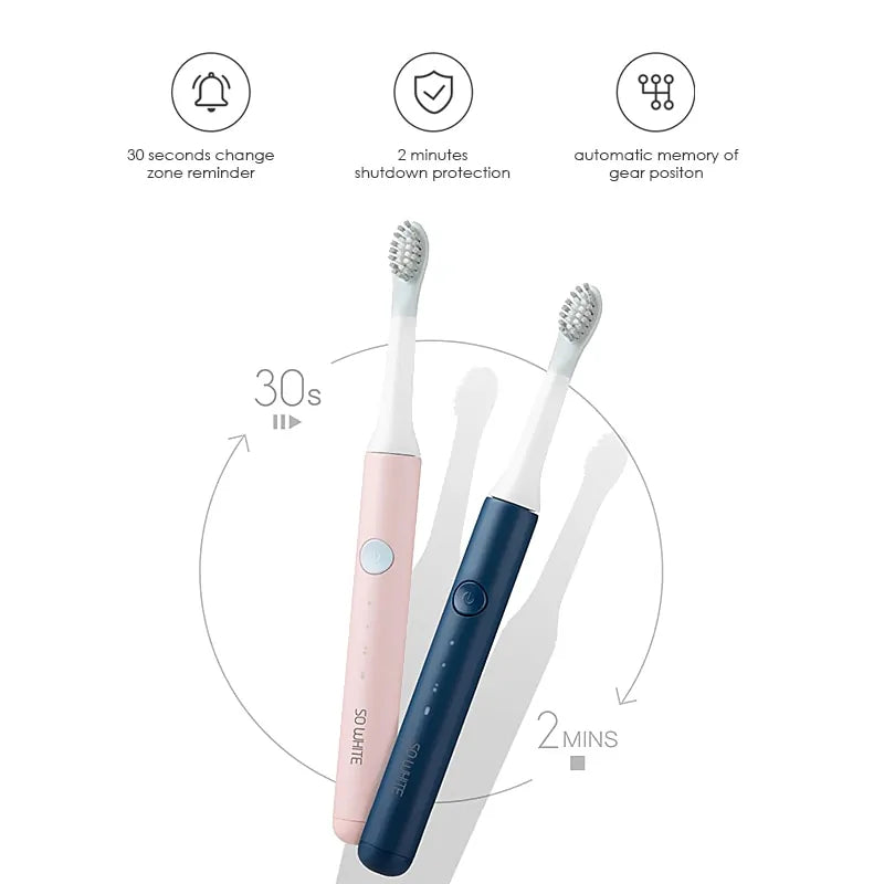 Waterproof Inductive Charging Clean Ultrasonic Smart Toothbrush
