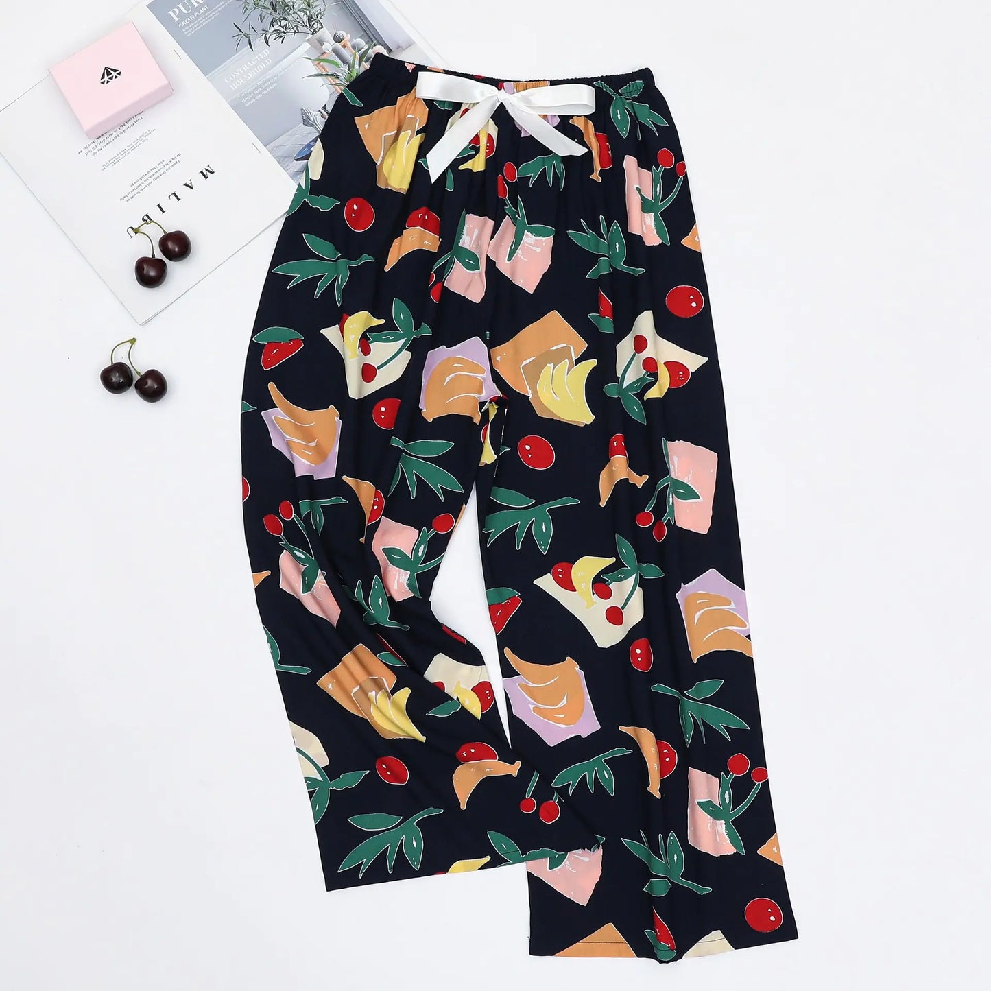 Cotton Sleep Pants - Loose Casual Printed